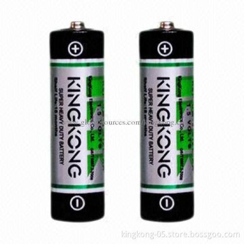 R6P Carbon Zinc Batteries with 1.5V Voltage
